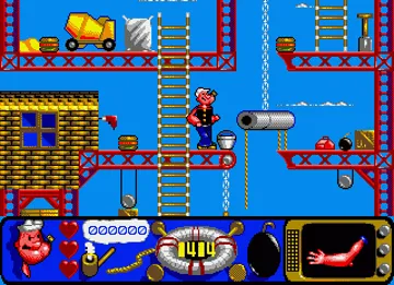 Popeye 2 screen shot game playing